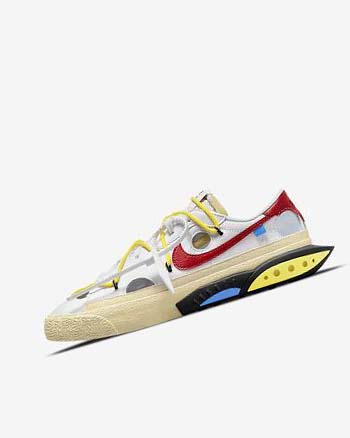 Nike Blazer Low '77 x Off-White™ Blancos Amarillos Kaki Rojos | MX 4944